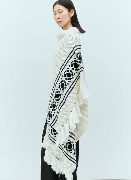  Max Mara Max Mara Large Wool And Cashmere Scarf - Frau Scarves White Xs - S 