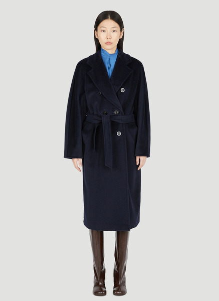  Max Mara Max Mara Madame 101801 Coat - Frau Mäntel Navy It - 44 