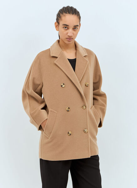  Max Mara Max Mara Short 101801 Icon Coat - Frau Mäntel Beige It - 42 