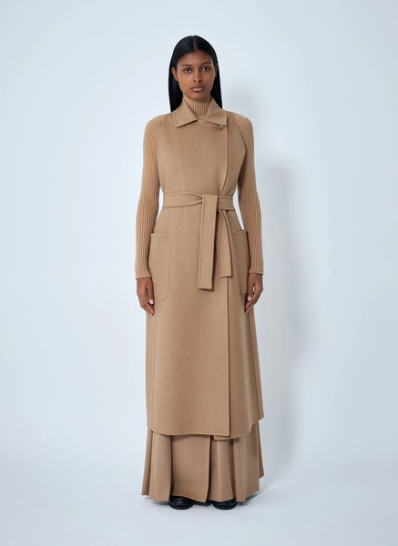  Max Mara Max Mara Tailored Maxi Waistcoat - Frau Mäntel Camel It - 40 