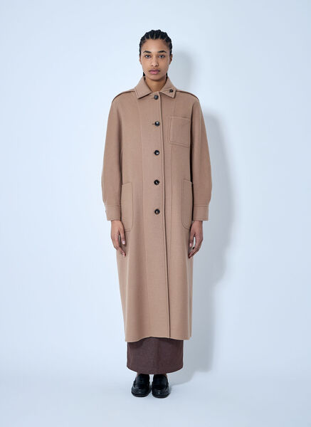  Max Mara Max Mara Wool-and-cashmere-blend Coat - Frau Mäntel Beige It - 38 