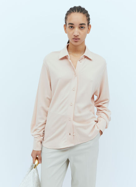  Max Mara Max Mara Wool Shirt - Frau Hemden Pink It - 40 