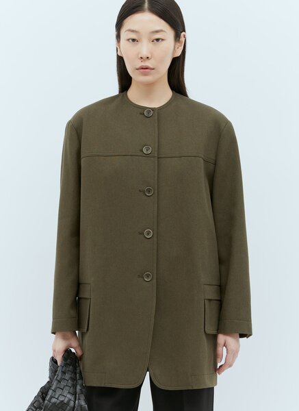  Max Mara Max Mara Woven Jacket - Frau Jacken Green It - 42 