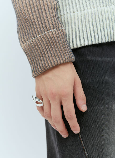  Milko Boyarov Milko Boyarov Twirled Drop Ring -  Schmuck Silver Eu - 56 
