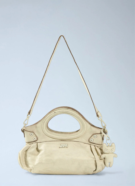  Miss Sixty X Knwls Miss Sixty X Knwls Distressed Handbag - Frau Handtaschen White One Size 