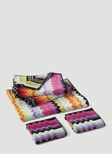  Missoni Home Missoni Home Giacomo Set Of Five Towel Set -  Textiles Orange One Size 