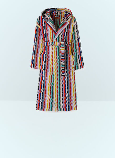  Missoni Missoni Riverbero Hooded Bathrobe -  Bathroom Multicolour L 