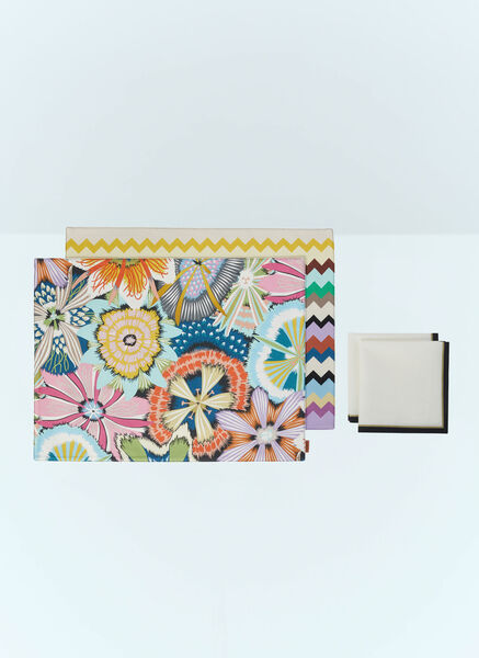  Missoni Missoni Set Of Alice And Valparaiso Placemat And Napkin -  Kitchen Multicolour One Size 
