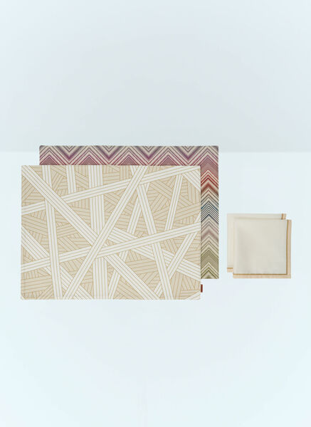  Missoni Missoni Set Of Marea And Nastri Placemat And Napkin -  Kitchen Multicolour One Size 