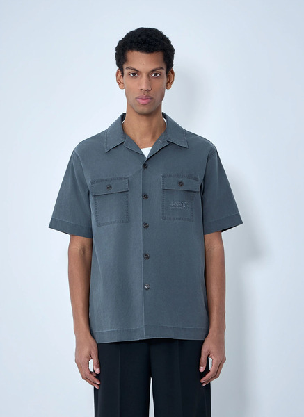  Mm6 Maison Margiela Mm6 Maison Margiela Button-down Utility Shirt - Mann Hemden Grey It - 46 
