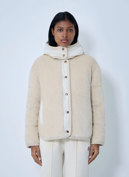  Moncler Moncler Ciboulette Short Down Jacket - Frau Jacken White 0 