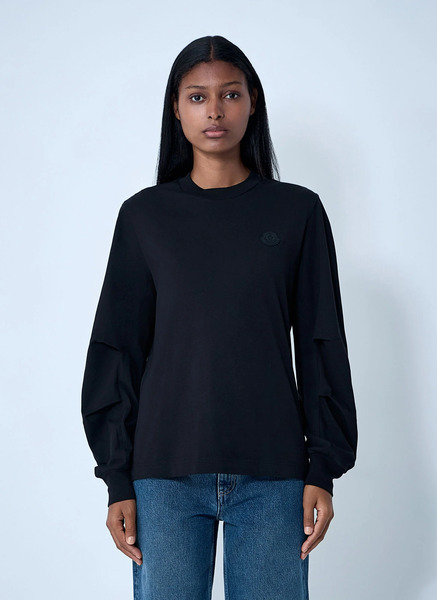 Moncler Moncler Cotton Sweatshirt - Frau Sweatshirts Black Xs 