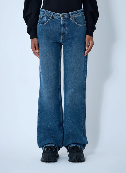  Moncler Moncler Five-pocket Jeans - Frau Jeans Navy It - 40 
