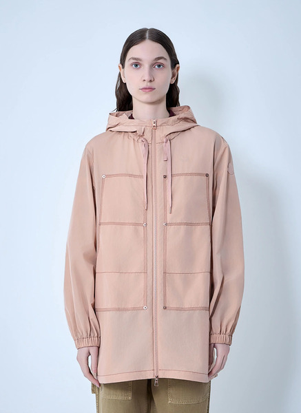  Moncler Moncler Hooded Zip Jacket - Frau Jacken Pink 00 