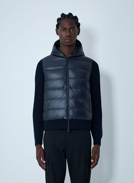  Moncler Moncler Quilted Cardigan - Mann Jacken Navy M 