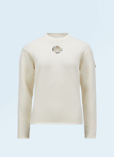  Moncler X Willow Smith Moncler X Willow Smith Crewneck Sweater - Frau Strick Beige Xs 