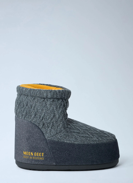  Moon Boot X Guest In Residence Moon Boot X Guest In Residence Icon Low Nolace Knit Boots -  Stiefel Grey Eu 33 - 35 
