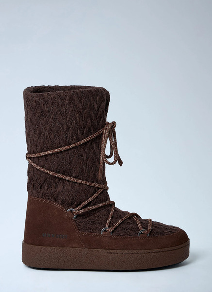  Moon Boot X Guest In Residence Moon Boot X Guest In Residence Ltrack Low Knit Boots -  Stiefel Brown Eu - 40 
