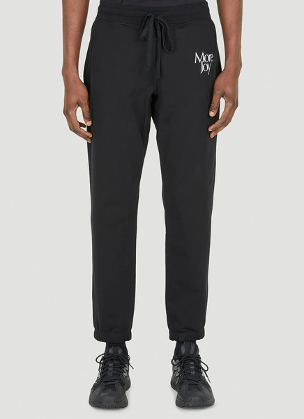 More Joy More Joy Logo Embroidered Classic Track Pants -  Trainingshosen Black S 