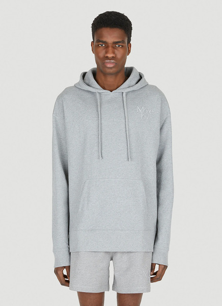  More Joy More Joy Logo Embroidered Hooded Sweatshirt -  Sweatshirts Grey Xs 