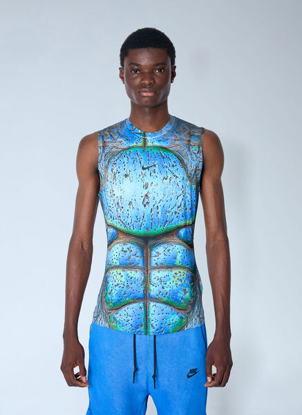  Nike By Yaku Nike By Yaku Re-create Creature Tank Top - Mann Tops Blue M 
