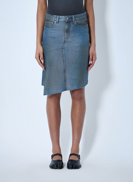  Our Legacy Our Legacy Asymmetric Denim Skirt - Frau Röcke Blue Fr - 36 