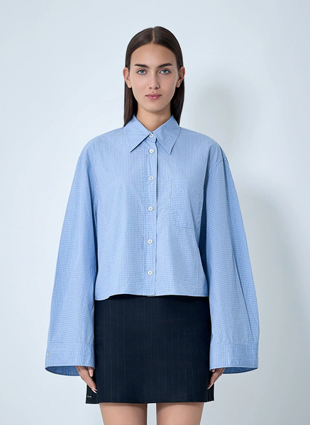  Our Legacy Our Legacy Balloon Shirt - Frau Hemden Light Blue Fr - 34 