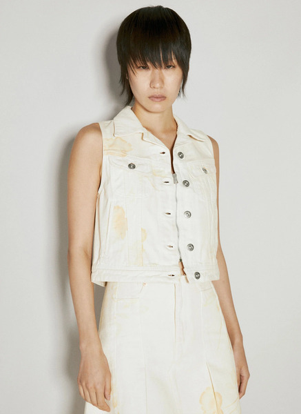  Our Legacy Our Legacy Mini Denim Vest - Frau Jacken Cream Fr - 36 