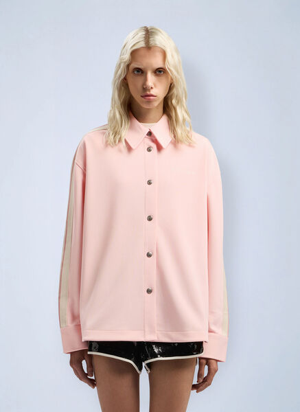  Palm Angels Palm Angels Classic Logo Tonal Track Shirt - Frau Hemden Pink L 