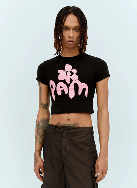  P.a.m. P.a.m. Magic Number Baby T-shirt -  T-shirts Black Xs 