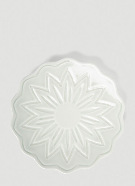  Paula Canovas Del Vas Paula Canovas Del Vas Flower Plate -  Kitchen Green One Size 