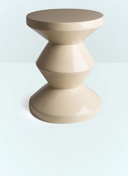  Polspotten Polspotten Zig Zag Stool -  Furniture Cream One Size 