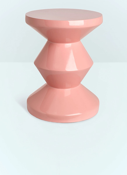  Polspotten Polspotten Zig Zag Stool -  Furniture Pink One Size 