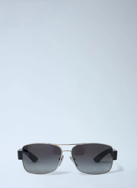  Prada Linea Rossa Prada Linea Rossa Logo Motif Sunglasses -  Sonnenbrillen Black One Size 