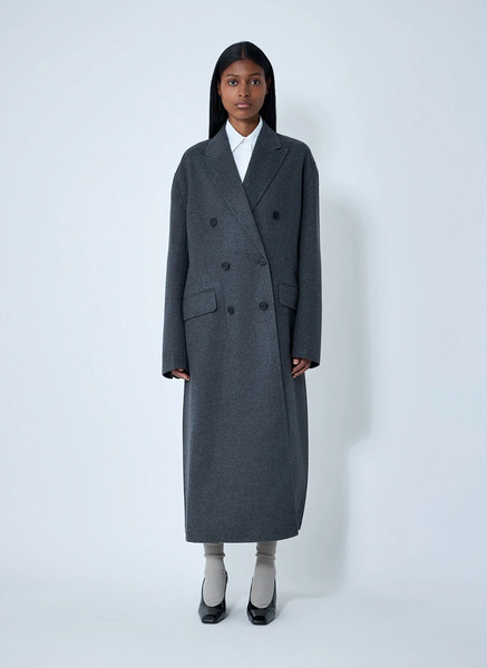  Prada Prada Long Wool-blend Coat - Frau Jacken Grey It - 38 