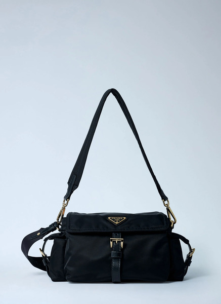  Prada Prada Medium Re-nylon Explore Shoulder Bag - Frau Schultertaschen Black One Size 