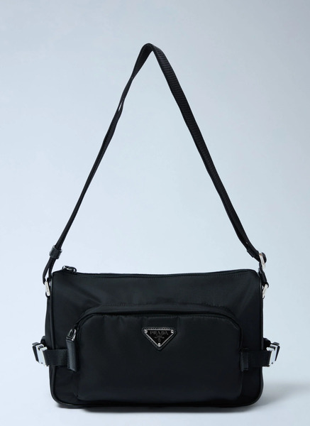  Prada Prada Medium Re-nylon Shoulder Bag - Mann Crossbody Bags Black One Size 