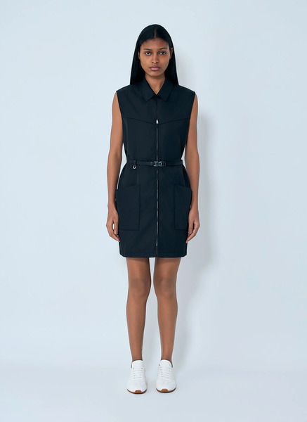  Prada Prada Re-nylon Belted Mini Dress - Frau Kleider Black It - 38 