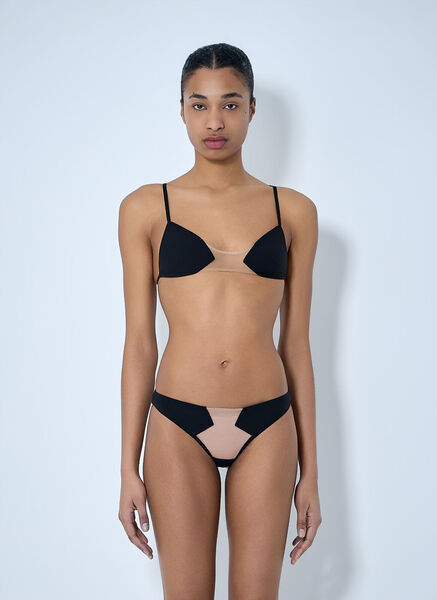  Rick Owens Rick Owens Livy Mesh Panel Bra - Frau Unterwäsche Black M 