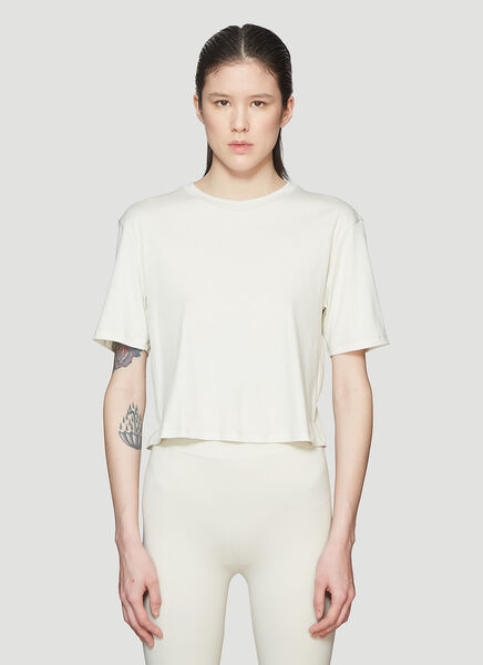  Roni Ilan Roni Ilan Cropped T-shirt - Frau T-shirts Beige L 