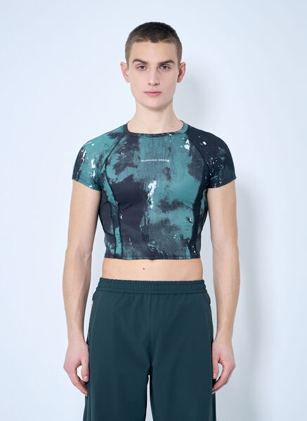  Running Order Running Order Printed Casey Top -  T-shirts Green L 