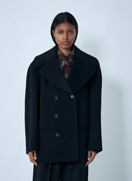  Saint Laurent Saint Laurent Tailored Wool Coat - Frau Mäntel Black Fr - 36 