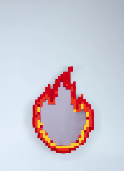  Seletti Seletti Flame Mirror -  Mirrors Clear One Size 