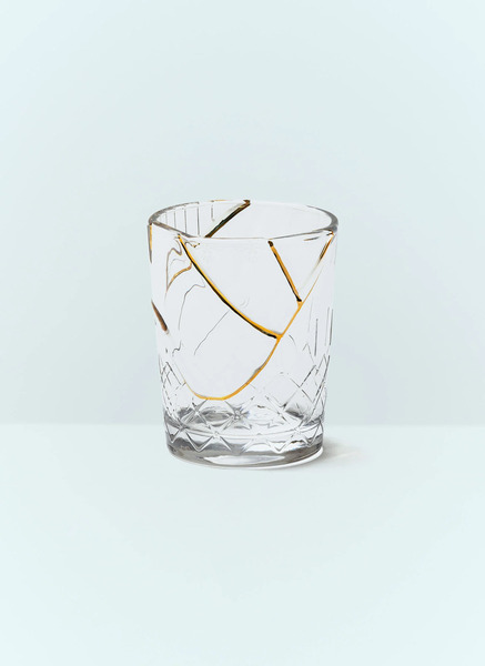  Seletti Seletti Kintsugi N.1 Glass -  Glassware White One Size 