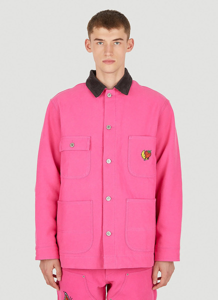  Sky High Farm Workwear Sky High Farm Workwear Workwear Canvas Chore Jacket -  Jacken Pink L 