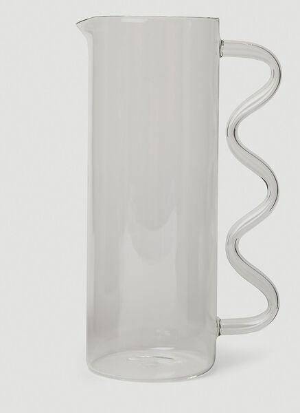  Sophie Lou Jacobsen Sophie Lou Jacobsen Wave Pitcher -  Glassware Transparent One Size 