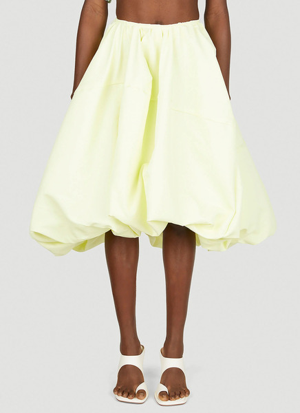  Sportmax Sportmax Balloon Midi Skirt - Frau Röcke Yellow It - 40 