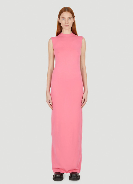 Sportmax Sportmax Calcio Open Back Maxi Dress - Frau Kleider Pink M 