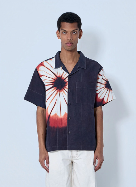  Story Mfg Story Mfg Short-sleeve Button-down Shirt - Mann Hemden Blue S 
