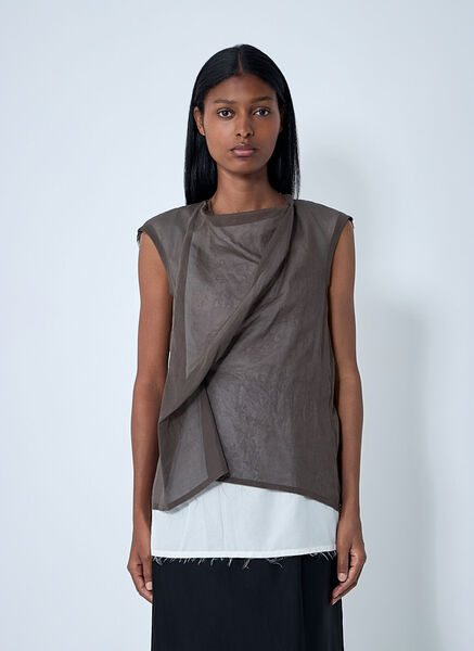 The Row The Row Inawa Top - Frau Tops Brown Us - 04 